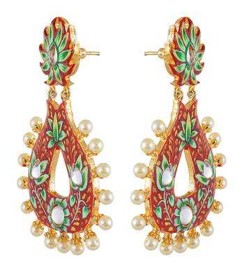 Green earrings 2