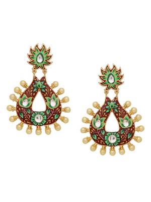 Green earrings 3