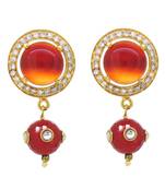 Orange earrings