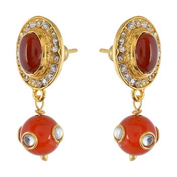 Orange earrings 5