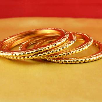 gold moti stone cz polki kundun meenakari pearl bangle kara size-2.8 1