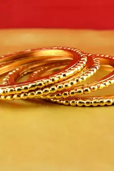 gold moti stone cz polki kundun meenakari pearl bangle kara size-2.8