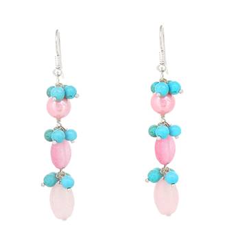 Pink earrings 1