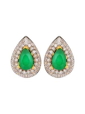 Green earrings 1