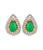 Green earrings