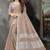Brown woven linen saree with blouse
