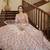 Pearl White gota, thread and sequins embroidered georgette semi stitched lehenga