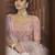 Pearl White gota, thread and sequins embroidered georgette semi stitched lehenga