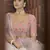 Pearl White gota, thread and sequins embroidered georgette semi stitched lehenga