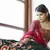 Green & Deep Pink Gotta patti with thread and sequins embroidered georgette semi stitched lehenga