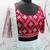 Sky blue & Deep Pink Gota Patti with thread and sequins embroidered georgette semi stitched lehenga