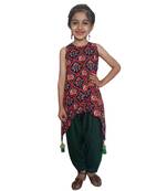 Aglare two cornered designer salwar Suit Patoda print Blue ,salwar kameez suit Black