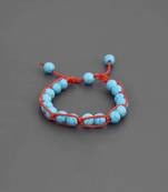 Blue bracelets