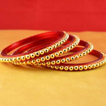Gold Moti Stone Cz Polki Kundun Meenakari Pearl Bangle Kara 1