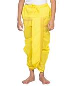 Yellow Cotton Plain Boys' Dhoti