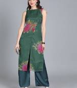 Boat Neck Wide Leg Pant Suit