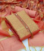 Light-peach banarasi banarasi salwar