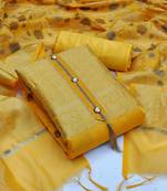 Light-Yellow Banarasi Banarasi Salwar