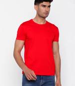 Red plain cotton men-tshirts