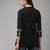 Indo Era Black Floral Printed Straight Kurtis