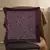 Mezposh Dazzle Purple & Silver Ogee Embellished Satin Cushion Cover (16x16)