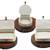 Atorakushon   Jewellery Storage Box Travel Ring Earrings Mini Bangle Wardrobe Organizer Vanity Box For Women Set Of 3
