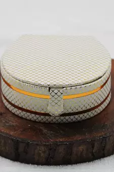 Atorakushon   Jewellery Storage Box Travel Bangle Box Necklace Wardrobe Organizer Vanity Box For Women Pack Of 6