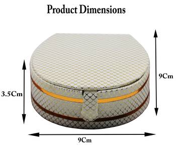 Atorakushon   Jewellery Storage Box Travel Bangle Box Necklace Wardrobe Organizer Vanity Box For Women Pack Of 6 5