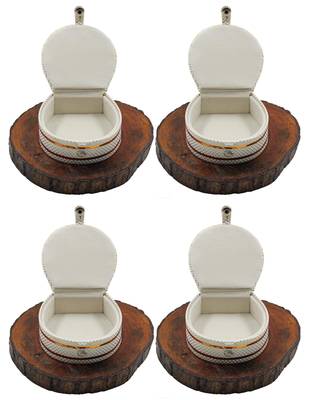 Atorakushon   Jewellery Storage Box Travel Bangle Box Necklace Wardrobe Organizer Vanity Box For Women Pack Of 4 1
