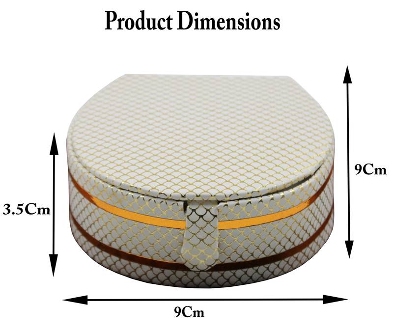 Atorakushon   Jewellery Storage Box Travel Bangle Box Necklace Wardrobe Organizer Vanity Box For Women Pack Of 4
