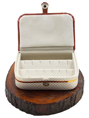 Atorakushon   Jewellery Storage Box Travel Ring Earrings Necklace Wardrobe Organizer Vanity Box For Women Pack Of 4 2