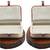 Atorakushon   Jewellery Storage Box Travel Ring Earrings Necklace Wardrobe Organizer Vanity Box For Women Pack Of 2