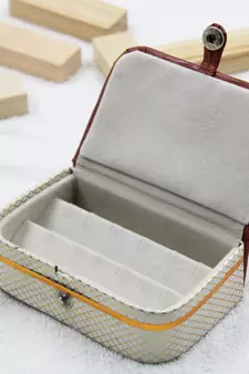 Atorakushon   Jewellery Storage Box Travel Ring Earrings Necklace Wardrobe Organizer Vanity Box For Women Pack Of 2