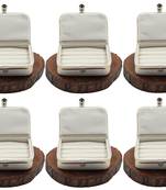 Atorakushon   Jewellery Storage Box Travel Ring Earrings Necklace Wardrobe Organizer Vanity Box For Women Pack Of 6