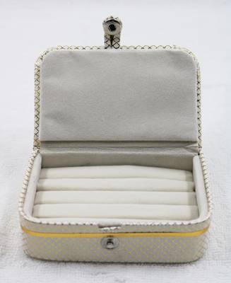 Atorakushon   Jewellery Storage Box Travel Ring Earrings Necklace Wardrobe Organizer Vanity Box For Women Pack Of 4 2