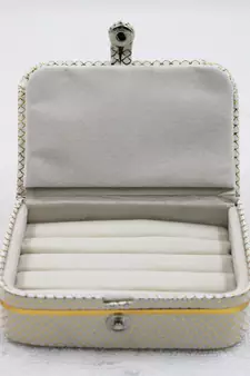 Atorakushon   Jewellery Storage Box Travel Ring Earrings Necklace Wardrobe Organizer Vanity Box For Women Pack Of 4