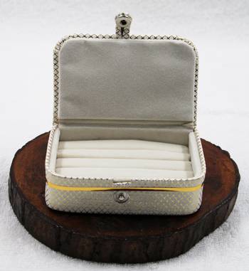 Atorakushon   Jewellery Storage Box Travel Ring Earrings Necklace Wardrobe Organizer Vanity Box For Women Pack Of 4 4