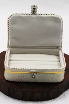 Atorakushon   Jewellery Storage Box Travel Ring Earrings Necklace Wardrobe Organizer Vanity Box For Women Pack Of 4