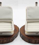 Atorakushon   Jewellery Storage Box Travel Ring Earrings Necklace Wardrobe Organizer Vanity Box for Women Pack of 2