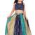 Kids Blue Georgette Lehenga Choli For Girls 