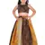 Kids Brown georgette Lehenga Choli For Girls