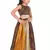 Kids Brown georgette Lehenga Choli For Girls