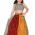 Kids Cream  Georgette Lehenga Choli For Girls 