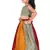 Kids Cream  Georgette Lehenga Choli For Girls 