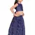Kids Navy Blue Lehenga Choli  