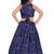 Kids Navy Blue Lehenga Choli  