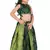 Kids Green Georgette Lehenga Choli For Girls
