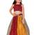 Kids Georgette Red Lehenga Choli For Girls  