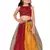 Kids Georgette Red Lehenga Choli For Girls  