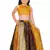 Kids Yellow Georgette Lehenga Choli For Girls 